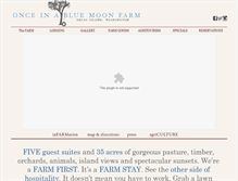 Tablet Screenshot of onceinabluemoonfarm.com